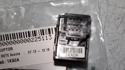 Pezzo di ricambio per auto di seconda mano interruttore per nissan note acenta riferimenti oem iam 1ka0a  08349a