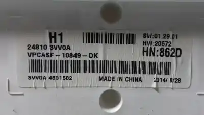 Peça sobressalente para automóvel em segunda mão quadrante por nissan note acenta referências oem iam 248103vv0a  