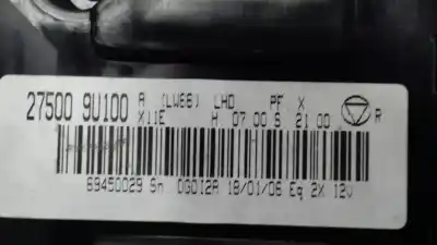 Peça sobressalente para automóvel em segunda mão comando de sofagem (chauffage / ar condicionado)  por nissan note (e11e) acenta referências oem iam 275009u100  69450029
