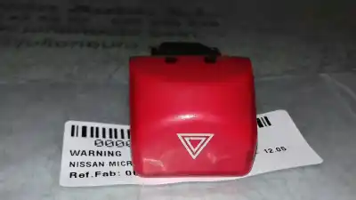 Second-hand car spare part HAZARD WARNING LIGHTS for NISSAN MICRA (K12E)  OEM IAM references 06019  