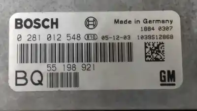 Second-hand car spare part ecu engine control for opel astra gtc cosmo oem iam references 0281012548  55198921