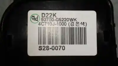 Pezzo di ricambio per auto di seconda mano interruttore per kia niro business riferimenti oem iam 93700g5220wk 4c710j1200 4c710j1000