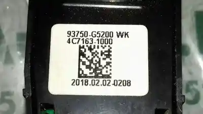 Pezzo di ricambio per auto di seconda mano interruttore per kia niro business riferimenti oem iam 4c71631000  93750g5200wk