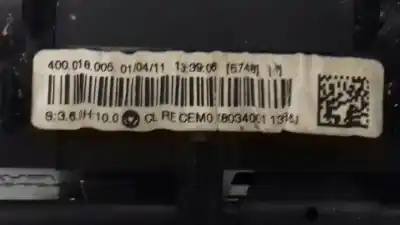 Second-hand car spare part heating / air conditioning control panel for citroen c3 attraction oem iam references 400018005  x80340031