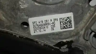 Second-hand car spare part steering wheel for seat leon (5f1) reference oem iam references 5f0419091a  5f0419091azp8