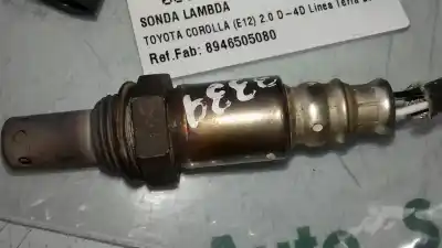 Peça sobressalente para automóvel em segunda mão sonda lambda por toyota corolla (e12) 2.0 d-4d linea terra berlina referências oem iam 8946505080  