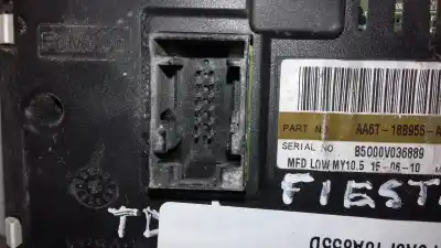 Second-hand car spare part multifunction display for ford fiesta (cb1) titanium oem iam references vp8a6f10a855d  