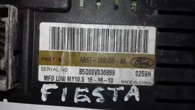 Second-hand car spare part multifunction display for ford fiesta (cb1) titanium oem iam references vp8a6f10a855d  