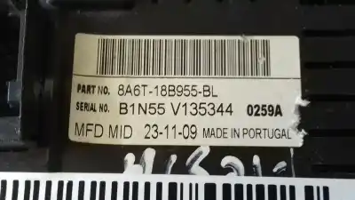 Second-hand car spare part multifunction display for ford fiesta (cb1) titanium oem iam references 8a6t18b955bl  