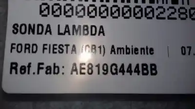 Peça sobressalente para automóvel em segunda mão sonda lambda por ford fiesta (cb1) ambiente referências oem iam ae819g444bb  