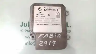 Tweedehands auto-onderdeel airbag besturingseenheid voor skoda fabia (6y2/6y3) comfort oem iam-referenties 6q0909605h