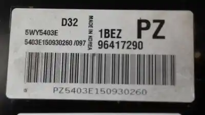 Second-hand car spare part ecu engine control for chevrolet matiz s oem iam references 96417290  5wy5403e