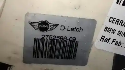 Peça sobressalente para automóvel em segunda mão fechadura da porta dianteira direita por bmw mini (r56) one referências oem iam 2752596 975141 2706862