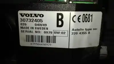 Peça sobressalente para automóvel em segunda mão módulo eletrônico por volvo xc90 2.4 d momentum geartronic (7 sitze) referências oem iam 30732405  82604w49