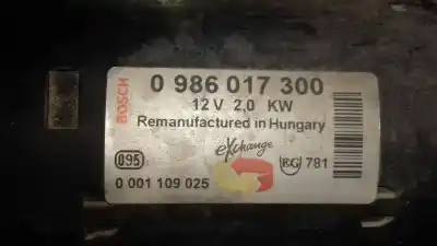 Second-hand car spare part starter motor for bmw serie 7 (e38) 725tds oem iam references 0986017300  0001109025