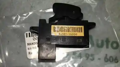 Peça sobressalente para automóvel em segunda mão botão / interruptor elevador vidro dianteiro direito por kia rio 1.5 crdi referências oem iam 935811g000  
