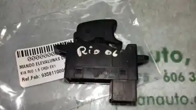 Peça sobressalente para automóvel em segunda mão botão / interruptor elevador vidro dianteiro direito por kia rio 1.5 crdi referências oem iam 935811g000  