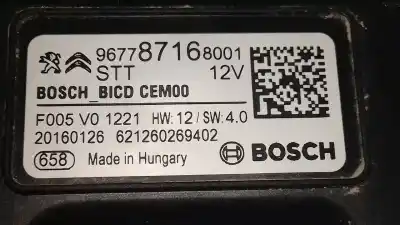 Автозапчастина б/у електронний модуль для peugeot 3008 confort посилання на oem iam 967787168001 20160126 f005v01221