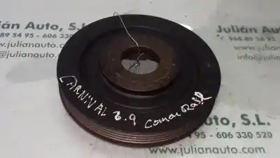 Second-hand car spare part Crankshaft Pulley for KIA CARNIVAL II 2.9 CRDi CAT OEM IAM references   