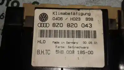 Peça sobressalente para automóvel em segunda mão comando de sofagem (chauffage / ar condicionado)  por audi a2 (8z) 1.4 tdi (55kw) referências oem iam 8z0820043  5hb00818500