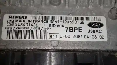 Second-hand car spare part ecu engine control for ford fusion (cbk) + oem iam references 3s6112a650ge  5ws40142e