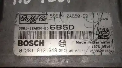 Second-hand car spare part ecu engine control for ford fiesta (cbk) ambiente oem iam references 5s6112a650ed  0281012249