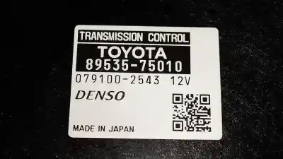 Second-hand car spare part automatic gearbox control unit for toyota auris hybrid active oem iam references 8953575010  0791002543