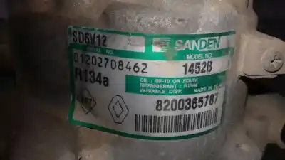 Second-hand car spare part air conditioning compressor for renault modus luxe privilege oem iam references 8200365787  sd6v12