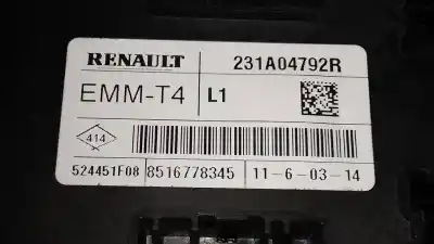 Second-hand car spare part electronic module for renault clio iv business oem iam references 231a04792r  