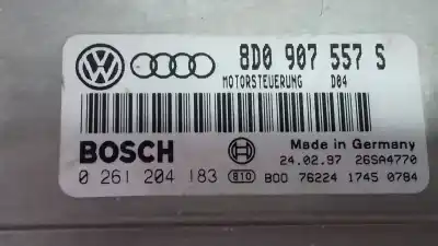 Second-hand car spare part ecu engine control for audi a4 berlina (b5) 1.8 oem iam references 8d0907557s  0261204183