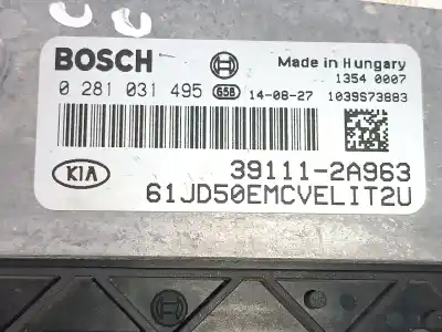 Pièce détachée automobile d'occasion calculateur moteur ecu pour kia cee´d drive références oem iam 391112a963  6jd50emcvelit2u