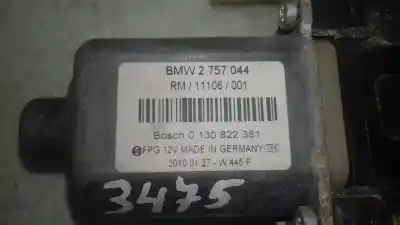 Peça sobressalente para automóvel em segunda mão motor elevador vidro dianteiro direito por bmw mini (r56) one referências oem iam 2757044  0130822381