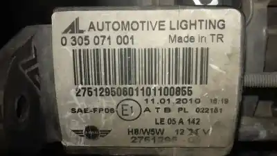 Peça sobressalente para automóvel em segunda mão farol / projetor de nevoeiro direito por bmw mini (r56) one referências oem iam 0305071001  