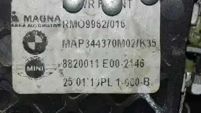 Peça sobressalente para automóvel em segunda mão elevador de vidros dianteira esquerda por bmw mini (r56) one referências oem iam 8820011 mo9519 rm09962016