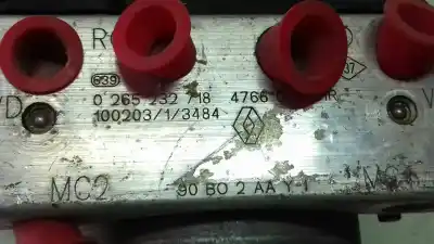 Peça sobressalente para automóvel em segunda mão abs por dacia sandero stepway referências oem iam 476604621r 0265801018 0265232718
