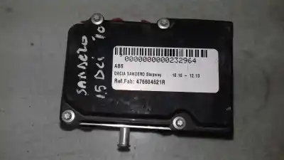 Peça sobressalente para automóvel em segunda mão abs por dacia sandero stepway referências oem iam 476604621r 0265801018 0265232718