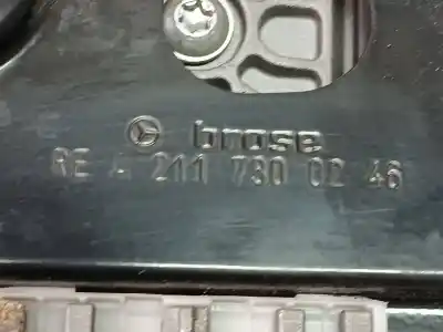 Автозапчастина б/у регулятор скла заднього правого для mercedes-benz clase e (w211) berlina e 500 (211.070) посилання на oem iam a2117300246  
