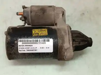 Peça sobressalente para automóvel em segunda mão motor de arranque por hyundai accent (lc) gl 4p referências oem iam tm000a27301