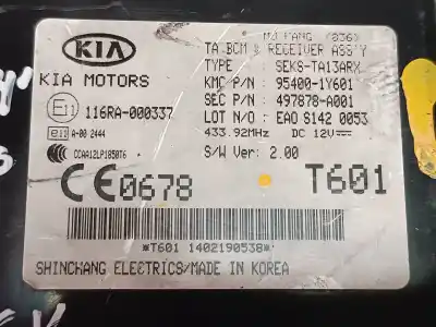 Second-hand car spare part electronic module for kia picanto concept oem iam references 954001y601  497878a001