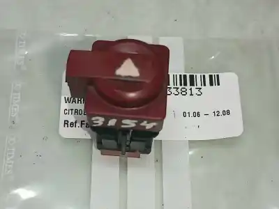 Peça sobressalente para automóvel em segunda mão interruptor 4 piscas - emergência por citroen c4 berlina collection referências oem iam 96480877k