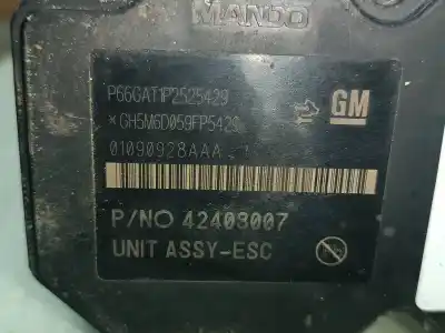 Peça sobressalente para automóvel em segunda mão abs por opel mokka excellence referências oem iam 688250455 01090928aaa 42403007
