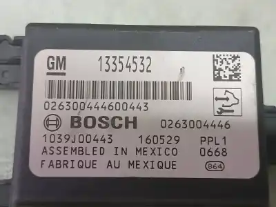 Second-hand car spare part electronic module for opel mokka excellence oem iam references 13354532  0263004446