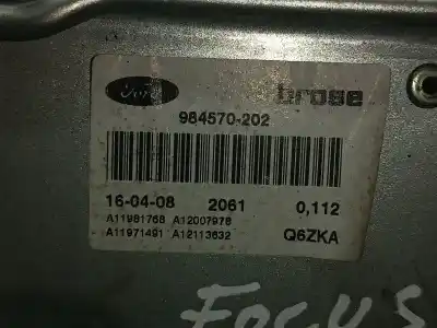 Peça sobressalente para automóvel em segunda mão elevador de vidros dianteira esquerda por ford focus lim. (cb4) titanium referências oem iam 4m51a045h17a  984570202