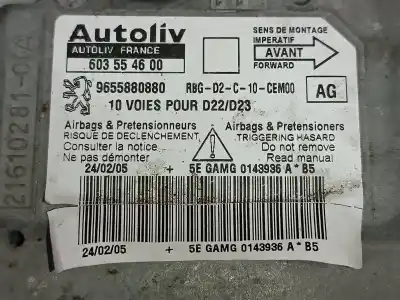 Piesă de schimb auto la mâna a doua unitate de control airbag pentru peugeot 407 st confort referințe oem iam 9655880880  603554600