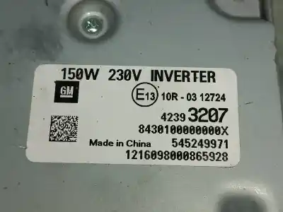 Second-hand car spare part electronic module for opel mokka excellence oem iam references 42393207  545249971