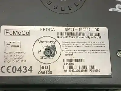 Second-hand car spare part electronic module for ford fiesta (cb1) econetic oem iam references 8m5t19c112dk  