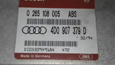 Peça sobressalente para automóvel em segunda mão boitier de commande de abs por audi a4 berlina (b5) 1.8 referências oem iam 0265108005  4d0907379d