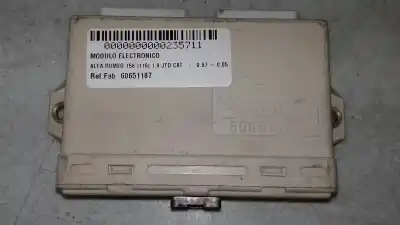 Gebrauchtes Autoersatzteil ELEKTRONISCHES MODUL zum ALFA ROMEO ALFA 156 (116)  OEM-IAM-Referenzen 60651187 39007370 C071