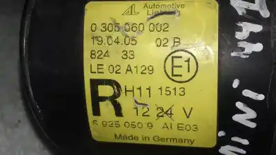 Peça sobressalente para automóvel em segunda mão farol / projetor de nevoeiro direito por bmw mini (r50,r53) cooper referências oem iam 0305060002  69250509
