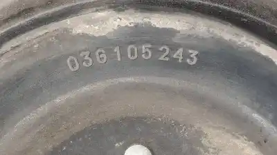 Peça sobressalente para automóvel em segunda mão polia do virabrequim por seat toledo (5p2) reference referências oem iam 03g105243  